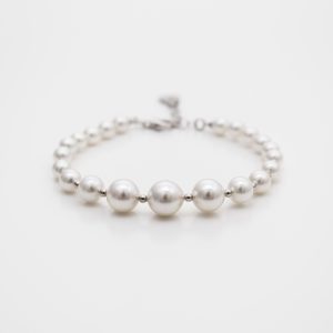 Pulseira em prata Majorica - Essencial