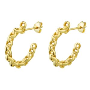 Brincos em prata com argolinhas II