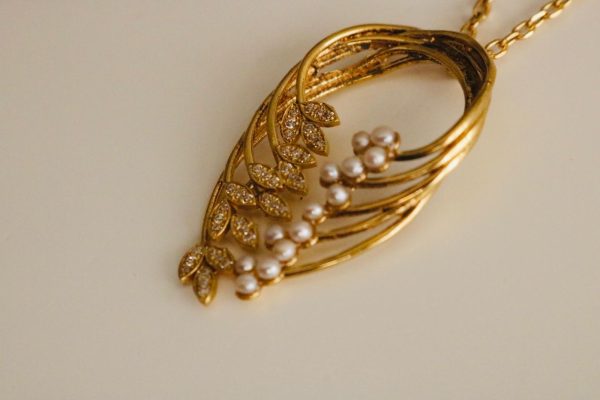 colar Leaves and pearls2 colar Leaves and pearls2