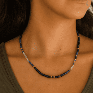 Colar em prata Salvatore Plata - Pedras naturais